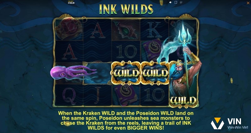 Ink Wild để lại một vệt Wild dài trên đường mà bạch tuộc rời khỏi guồng