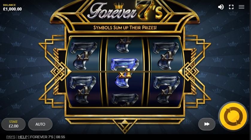 Forever 7s – Game slot hấp dẫn chủ đề may mắn với con số 7