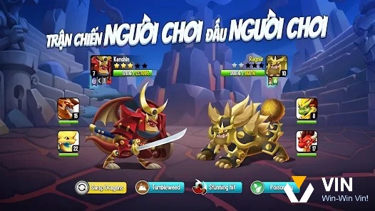 Chế độ PvP Arenas trong Dragon City mang lại những trải nghiệm gay cấn