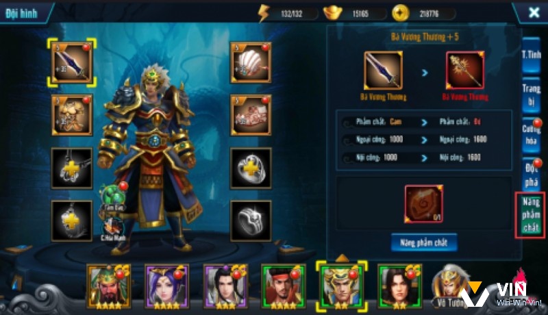 Trang bị giúp anh em game thủ tăng lực chiến