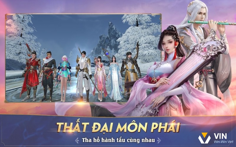 Người chơi trong vai các anh hùng trong Game Tuyết Ưng VNG