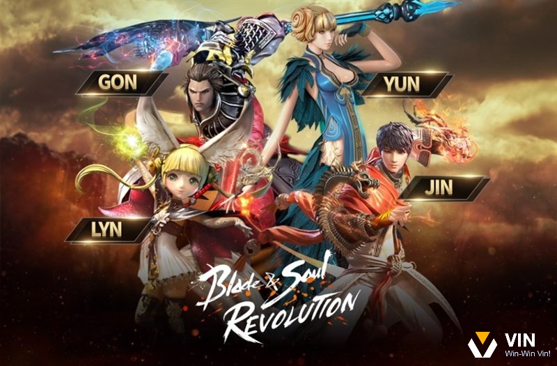 Trong Blade & Soul: Revolution có 4 tộc, 4 hệ phái với kỹ năng và combo riêng