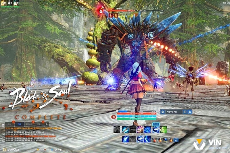 Đồ họa 3D, hiệu ứng hoành tráng, nhạc nền sống động là điểm nhấn của Blade & Soul: Revolution