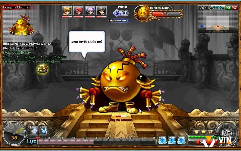 Thách thức boss và hoạt động liên server trong game