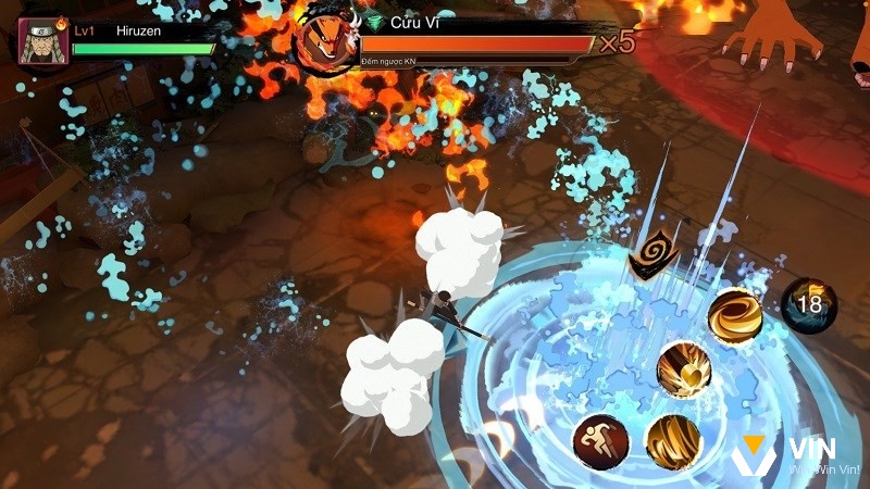 Các phép giúp người chơi tận dụng được sức mạnh của Ninja