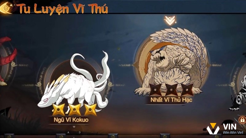 Đối mặt với quái vật khổng lồ trong chế độ Tu luyện Vĩ thú
