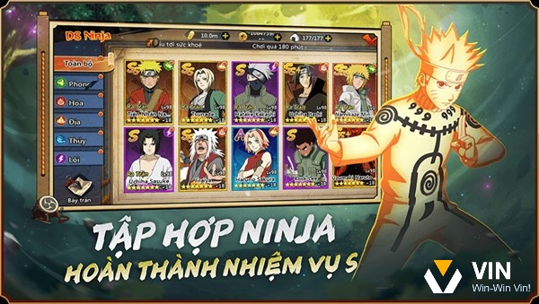 Các tướng trong Ninja Làng Lá đều có hệ khắc chế riêng biệt