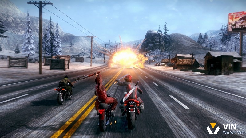 Cuộc đua tốc độ Road Redemption đầy kịch tính với những màn chiến đấu hấp dẫn