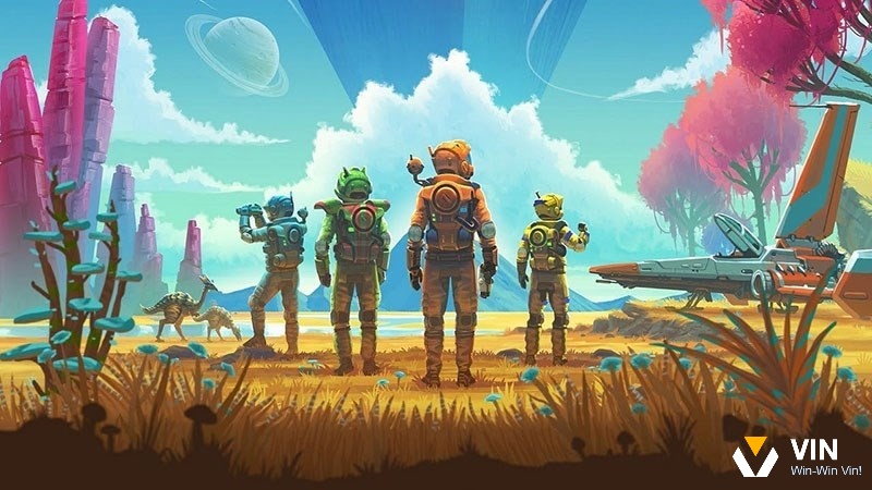 Trong game No Man's Sky, bạn sẽ vào vai nhà thám hiểm và bắt đầu hành trình khám phá hành tinh mới