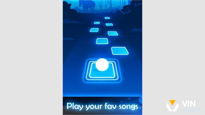 Game Tiles Hop - EDM Rush mang đến trải nghiệm âm nhạc thú vị thông qua điều khiển bóng nhảy