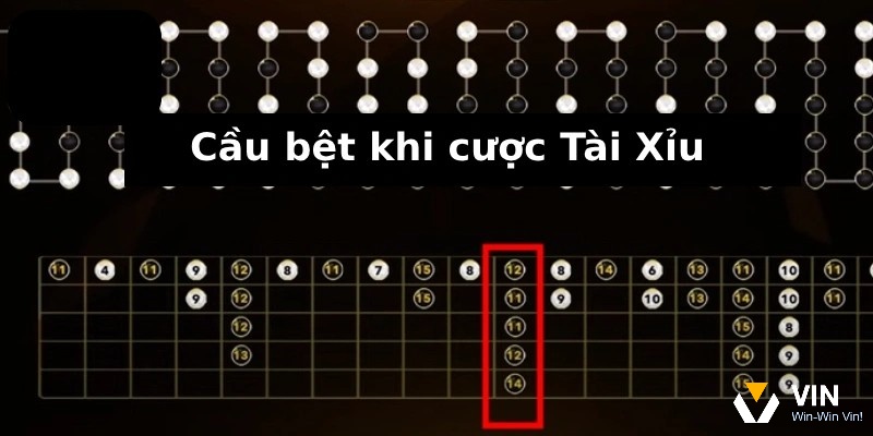 Cầu bệt khi đánh tài xỉu