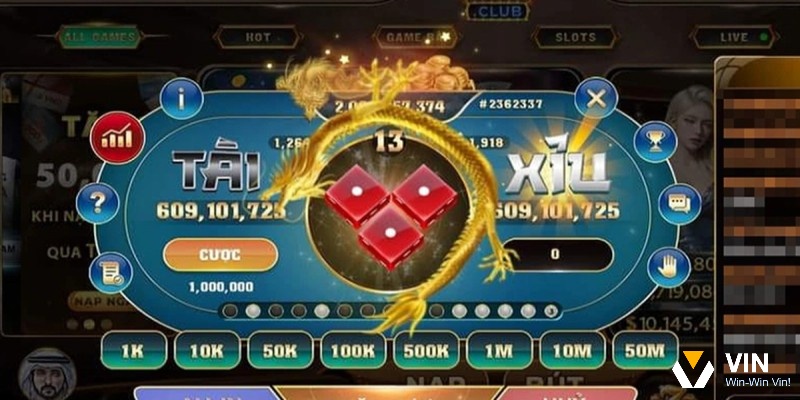 Tài xỉu là game chơi cá cược xét kết quả xúc xắc ngẫu nhiên 