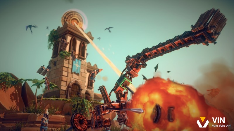 Game Besiege đòi hỏi máy linh hoạ