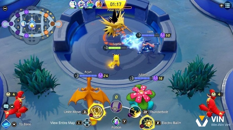 Pokemon Unite chơi đa nền tảng