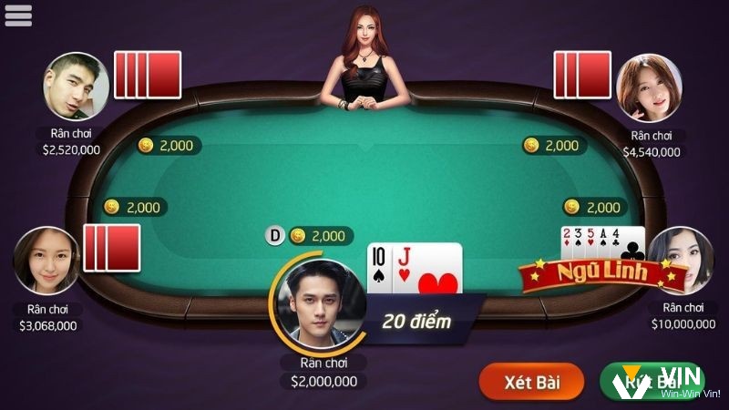 Các hành đồng có trong luật chơi blackjack