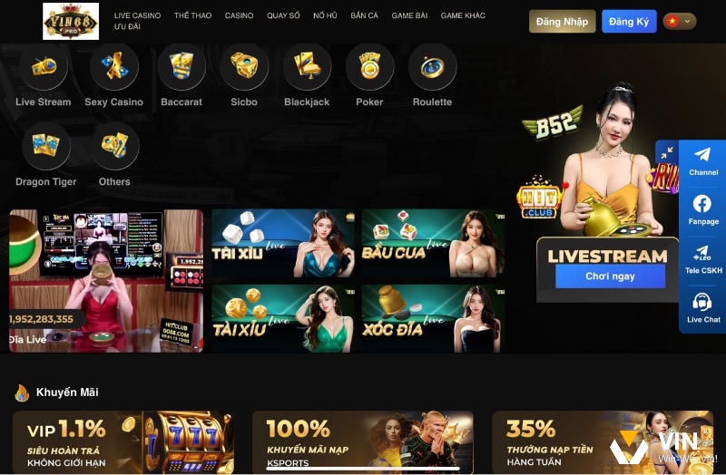 Ứng dụng chơi game an toàn và uy tín chỉ có tại Vin68 cho anh em trải nghiệm