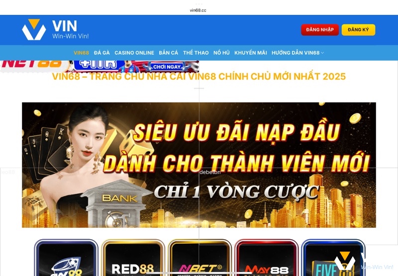 Tham gia ngay game bài đổi thưởng tại cổng game Vin68 để có cơ hội rinh quà lớn nhé