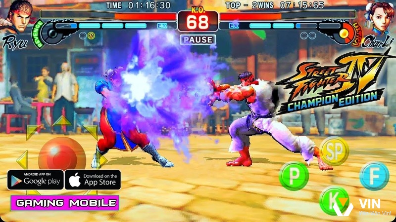 Street Fighter là biểu tượng và là huyền thoải của tựa game đối kháng Mobile 