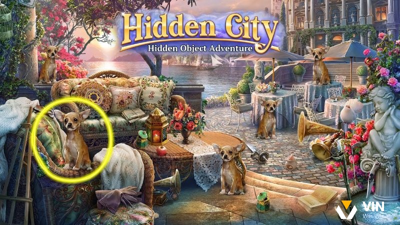 Không gian cổ điển, thử thách tìm đồ hấp dẫn trong Hidden City 