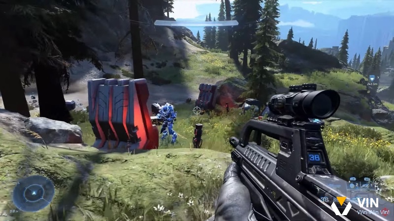 Halo Infinite mang lại trải nghiệm thế giới mở hoành tráng.