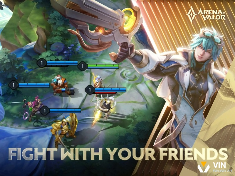 Arena of Valor nổi bật với hiệu ứng kỹ năng mượt, tối ưu nhiều cấu hình, chế độ xếp hạng đa dạng và chống gian lận, bảo đảm công bằng