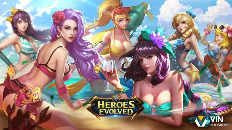 Heroes Evolved giữ tinh thần MOBA truyền thống, tướng độc đáo, kỹ năng sáng tạo, hero mở khóa miễn phí qua chơi