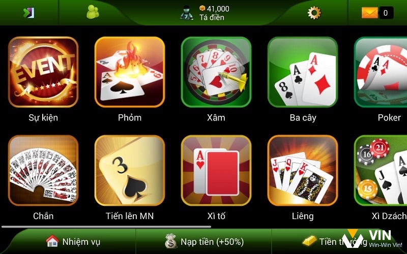 Tiến lên Miền Nam – game mậu binh Android nhẹ, dễ chơi, phù hợp cả với máy cấu hình thấp.