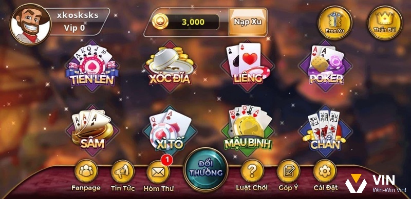 52Fun – game mậu binh phát triển bởi người Việt với nhiều chế độ chơi và phần thưởng phong phú.