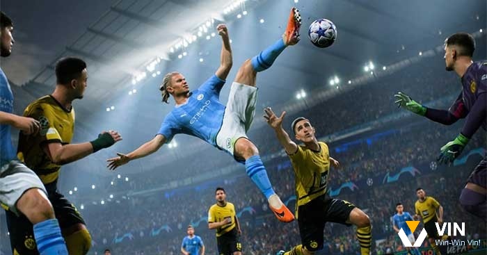 Học cách chuyền, sút và kiểm soát bóng trong EA Sports FC 24 và eFootball.