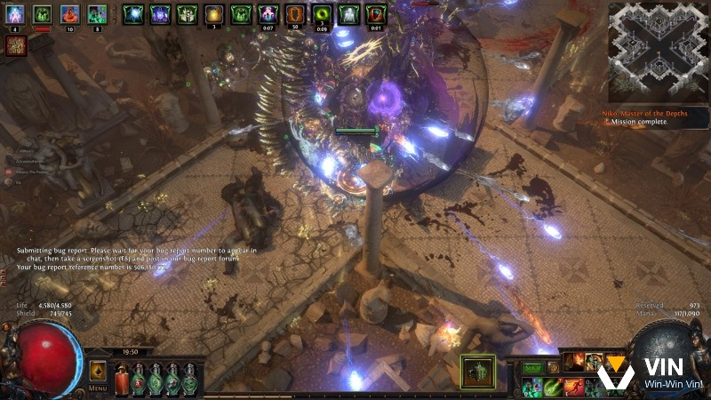 Lối chơi combat nhanh, kết hợp phát triển nhân vật sâu sắc trong Path of Exile.