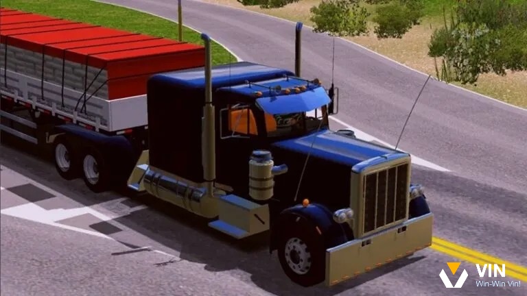 World Truck Driving Simulator nổi bật với vật lý mô phỏng và hệ thống quản lý nhiệm vụ đa dạng