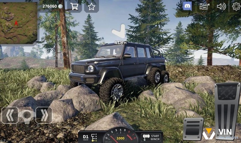 Game đua xe địa hình Off Road: 4X4 Truck Games giúp thử thách kỹ năng lái xe và sự kiên nhẫn của game thủ