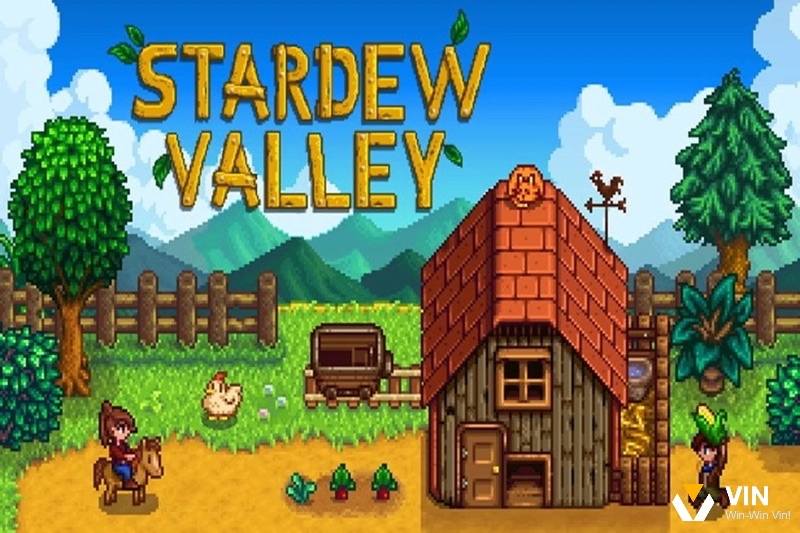 Stardew Valley mang đến thế giới yên bình, nơi bạn có thể xây dựng nông trại mơ ước và tận hưởng cuộc sống chậm rãi.