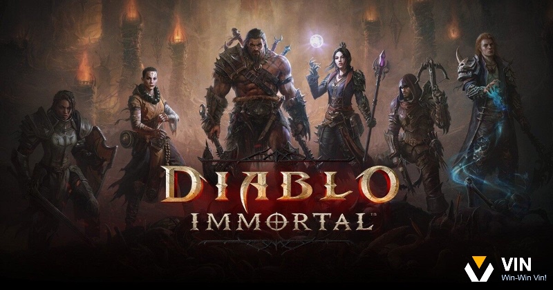 Diablo Immortal là game nhập vai online iOS mang lại cảm giác chặt chém mãn nhãn cùng bầu không khí đậm chất huyền bí.