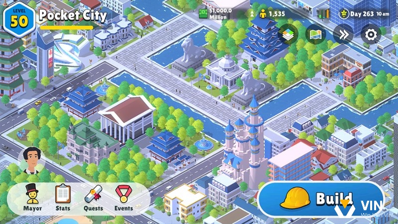 Pocket City phù hợp với người thích city builder nhẹ nhàng và không quá rườm rà chi tiết