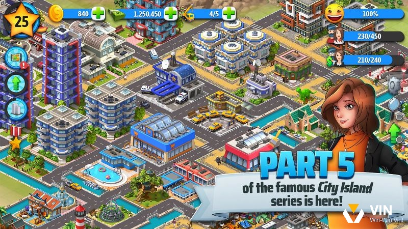 City Island 5 nổi bật nhờ hệ thống đảo phong phú và số lượng công trình đa dạng cho người chơi sáng tạo