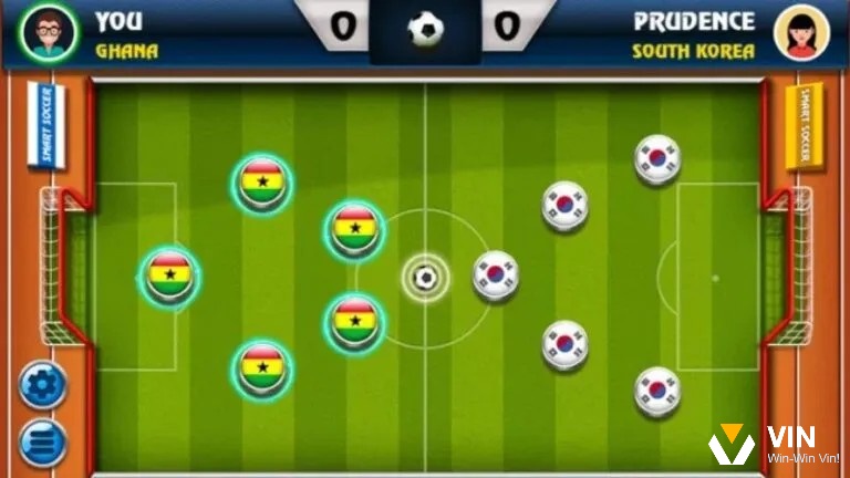 Soccer Stars Football Kick gây ấn tượng với gameplay dạng quân cờ độc đáo, vừa giải trí vừa đòi hỏi tính toán chiến thuật