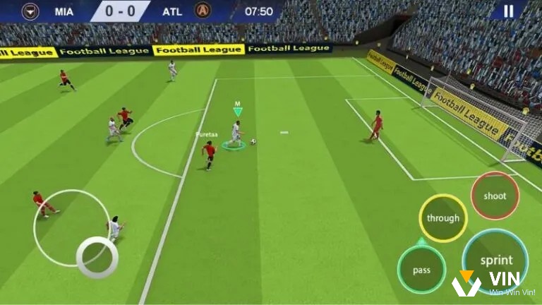 Ultimate Soccer là lựa chọn gọn nhẹ cho người muốn trải nghiệm đá bóng trọn vẹn mà không cần điện thoại cấu hình quá mạnh