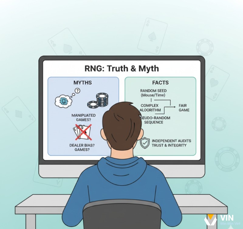 RNG là gì trong online poker? Các kiểm định độc lập để hiểu rõ hơn về sự công bằng của trò chơi
