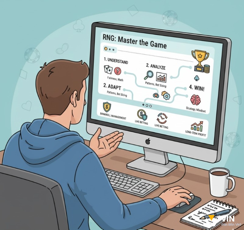 Người chơi poker trực tuyến hiểu và tận dụng RNG như một phần của chiến lược để giành chiến thắng