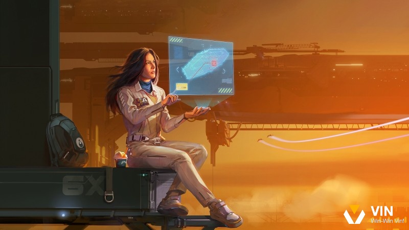 Imogen trong game Homeworld 3 liên kết với Tàu mẹ mới khi hạm đội Hiigaran mở chiến dịch xuyên thiên hà năm 2240s