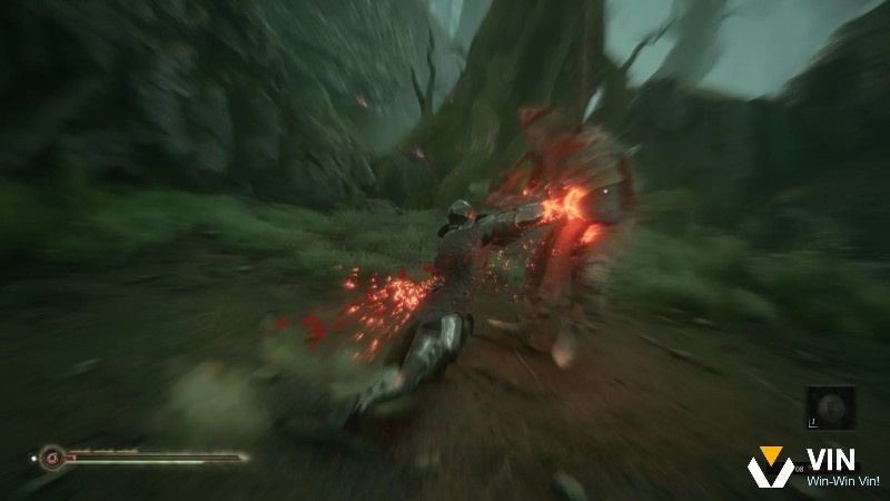 Đòn riposte sau parry trong game Mortal Shell