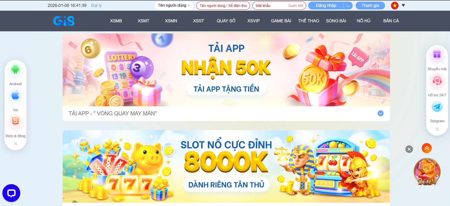 GI8 chính thức - Link vào uy tín, tặng 100K khi tải app 2026