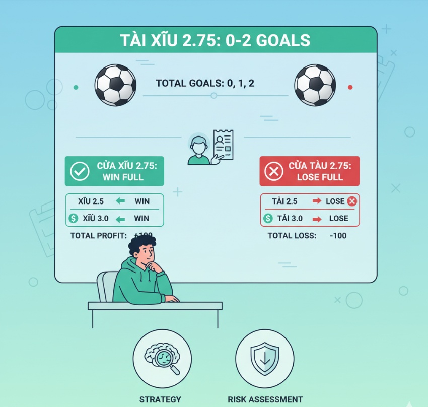 Tài xỉu 2.75 là gì? Hướng dẫn đọc kèo và mẹo chơi hiệu quả