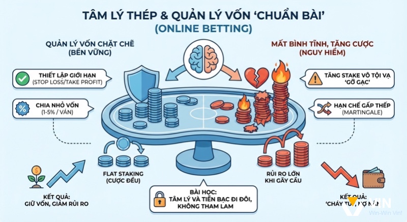 Tổng quan chiến lược quản lý vốn và tâm lý thép trong soi cầu online betting phân biệt cách giữ vốn bền vững với rủi ro cháy túi
