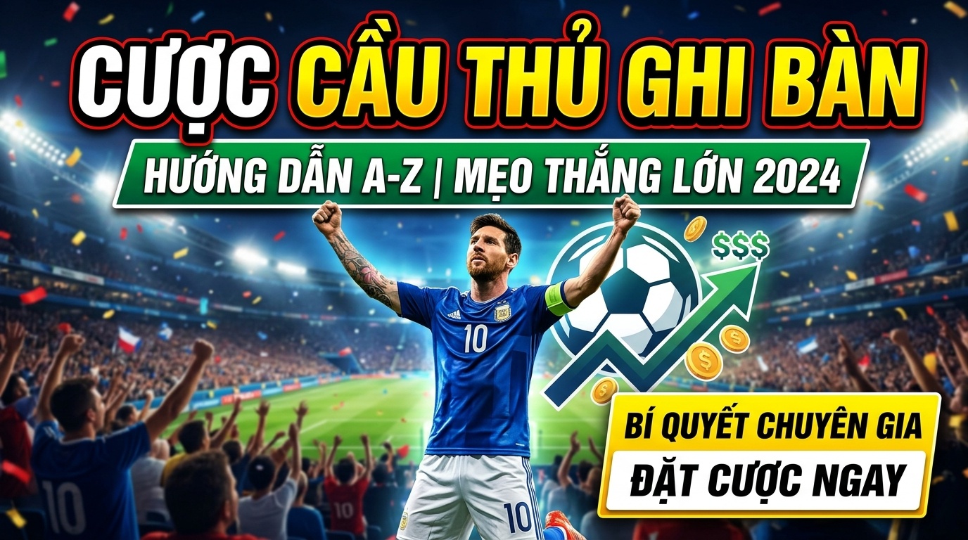 Cược cầu thủ ghi bàn: Hướng dẫn A-Z, mẹo thắng lớn 2026