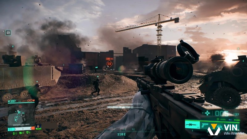 Đội hình tấn công sector Breakthrough ở Hourglass của Battlefield 2042