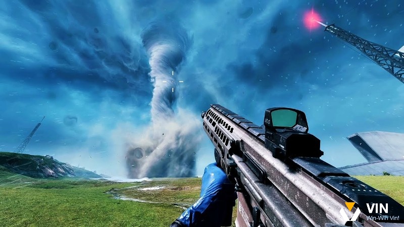 Lốc xoáy xuất hiện trên bản đồ Orbital trong Battlefield 2042