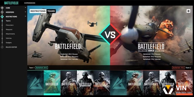 Duyệt chế độ Portal và chọn server cộng đồng trong Battlefield 2042