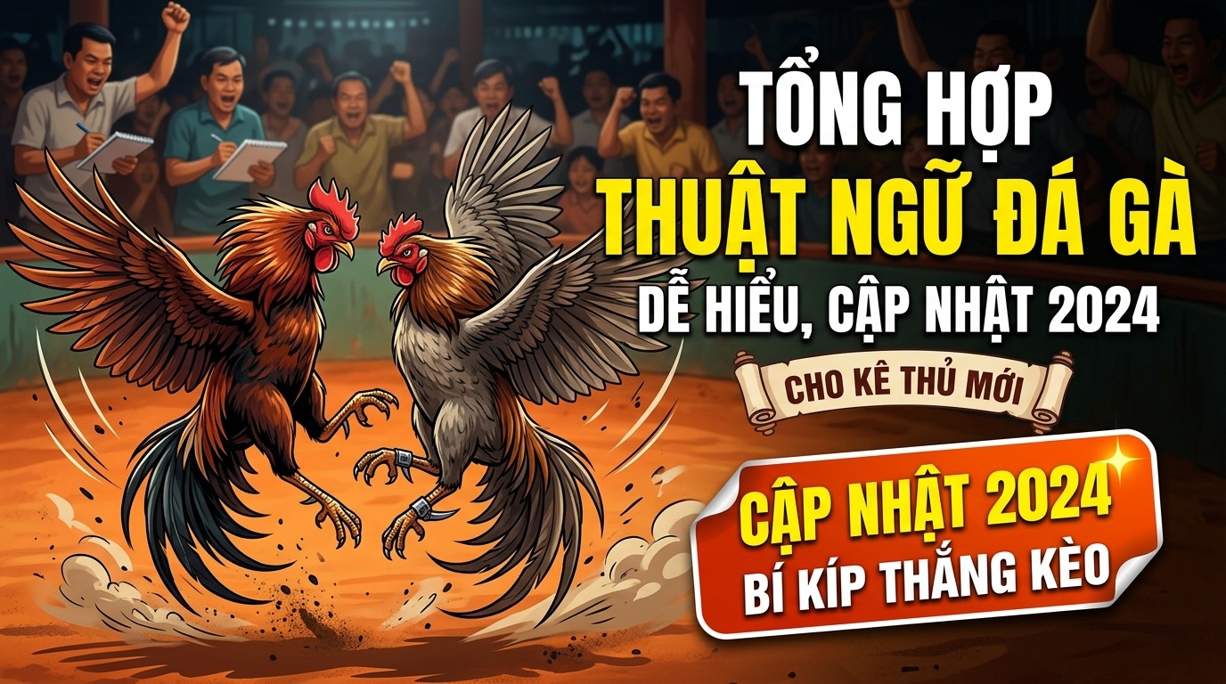 Các thuật ngữ đá gà: Dễ hiểu, chi tiết cập nhật nhất 2026